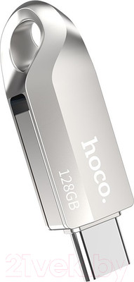 USB flash накопитель Hoco UD8 USB3.0 128Gb (серебристый)