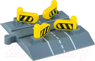 Элемент железной дороги Hape Переезд с 4 шлагбаумами / E3705_HP