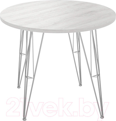 Обеденный стол Sheffilton SHT-TU10/80 ЛДСП (хром лак/сосна касцина)