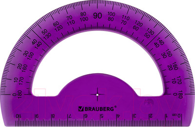 Транспортир Brauberg Fruity / 210768 (в ассортименте)