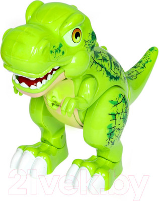Интерактивная игрушка Bondibon Динозавр Тираннозавр / ВВ5457-Б (зеленый)