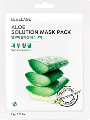 Маска для лица тканевая Lebelage Aloe Solution Mask Pack