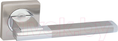 Ручка дверная Vettore R06.142 SN/CP (сатин/хром)