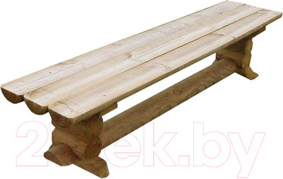 Скамья садовая Массив-Древ 2000x420xH440