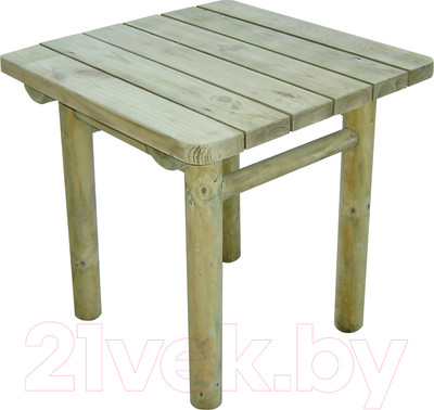 Стол садовый Массив-Древ 745x745x750
