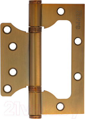 Петля дверная Vettore Flush 2.5x75x100 MACC (кофе)