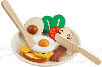 Набор игрушечных продуктов Plan Toys Завтрак / 3611