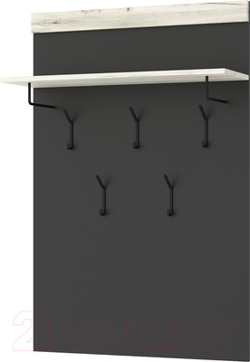 Вешалка для одежды Памир Соната ВШС-800 (крафт белый/антрацит)