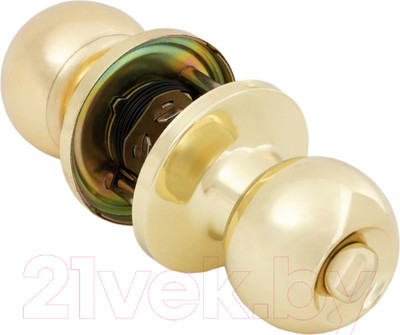 Ручка дверная Vettore A6072 BK GP (золото)