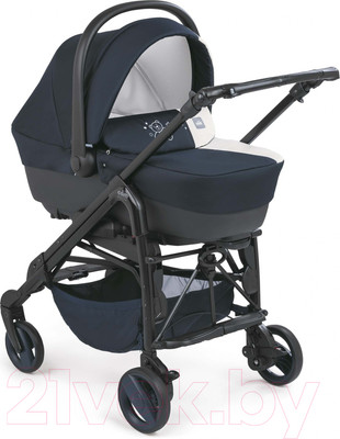 Детская универсальная коляска Cam Comby Tris 3 в 1 / ART784015-T901 (медведь, синий)