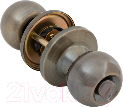 Ручка дверная Vettore A6072 BK AB (бронза)