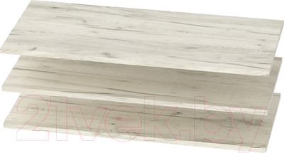 Комплект полок для корпусной мебели Памир Соната ШСЗ-800 (крафт белый)