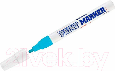 Маркер перманентный MunHwa PM-12 (голубой)