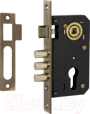 Замок врезной Vettore 9011 SR-3R AB (бронза)