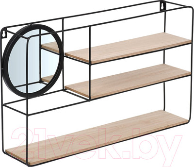 Полка QWERTY Горизонт / 73854 (черный)