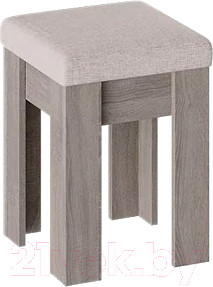 Банкетка ТриЯ Ганновер (дуб сонома трюфель/рогожка Capri серо-бежевая №21)