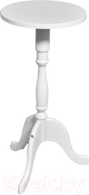 Стойка для цветов Мебелик Напольная П2 (белый)