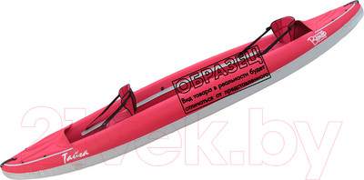 Байдарка Вольный ветер Тайга 430 с плёночными баллонами / 11023 (камуфляж лес)