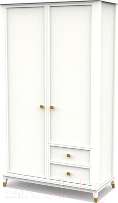 Шкаф Молодечномебель Nevada B2D2 / ВМФ-1923 (дуб оксфорд)