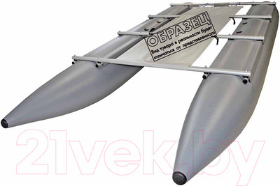 Катамаран Вольный ветер Ямал-470 с палубой / 13027 (хаки)