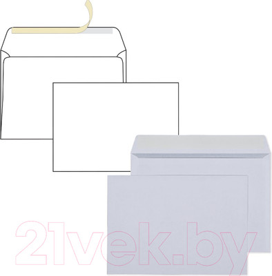 Набор конвертов для цифровой печати Курт С5 / 128289 (1000шт)