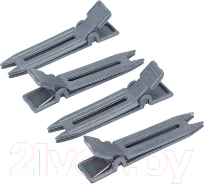 Набор зажимов для волос Dewal CL-2502CBN (50шт, черный)