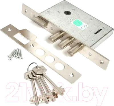 Замок врезной Гардиан 1011-4кл (б/н)