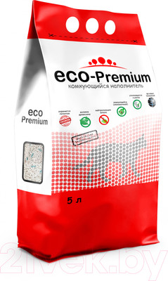 Наполнитель для туалета Eco-Premium Green (5л/1.9кг)