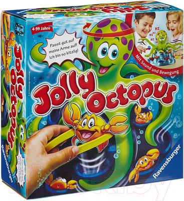 Настольная игра Ravensburger Осьминог Жоли / 21105