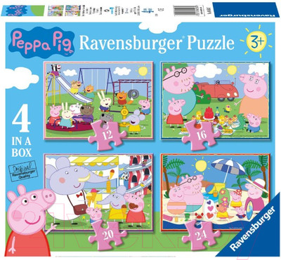 Набор пазлов Ravensburger Свинка Пеппа / R06958 (12/16/20/24эл)