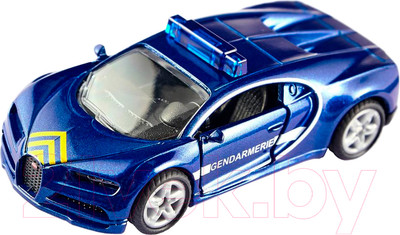 Масштабная модель автомобиля Siku Полицейская машина Bugatti Chiron / 1541