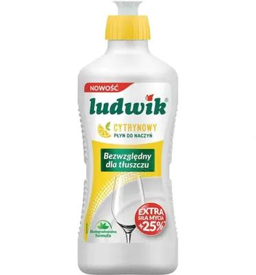 Средство для мытья посуды Ludwik Лимон (900мл)