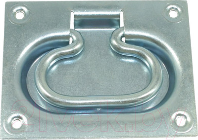 Ручка дверная Металлист Откидная скрытая 100x80 (цинк)