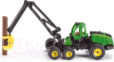 Трактор игрушечный Siku John Deere с манипулятором / 1652