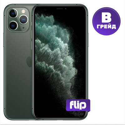Смартфон восстановленный Apple iPhone 11 Pro 256GB Flip Грейд B (темно-зеленый)