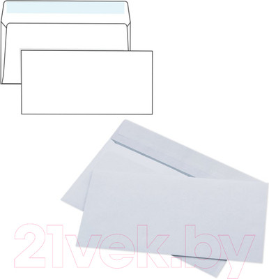 Набор конвертов для цифровой печати Курт E65 / 128294 (1000шт)