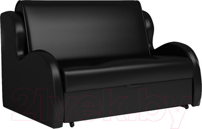 Диван Mebel-Ars Атлант 120 (кожзам черный)