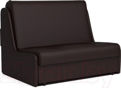 Диван Mebel-Ars Аккордеон №2 140 (экокожа шоколад)