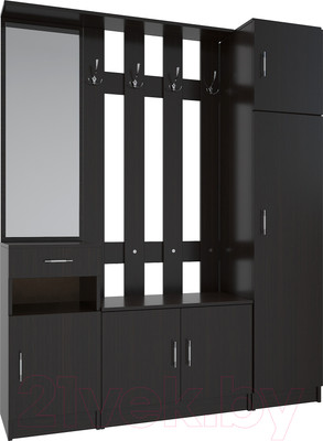 Секция в прихожую МДК СПР3 2020x1600x380 (венге)