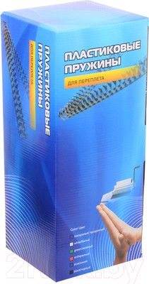 Пружины для переплета Office Kit 22мм / BP2066 (50шт, черный)