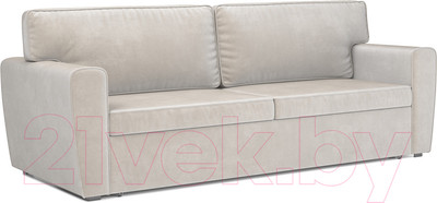 Диван Mebel-Ars Еврокнижка Оскар (бархат бежевый/Star Velvet 6 Light Beige)