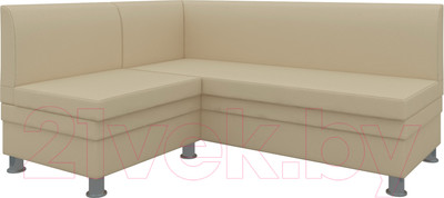 Уголок кухонный мягкий Лига Диванов Уют 31 левый / 58698 (экокожа, бежевый)