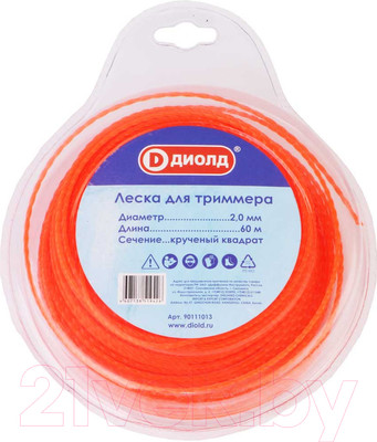 Леска для триммера Диолд 90111013