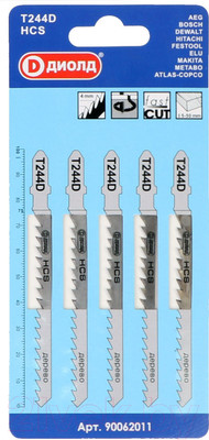 Набор пильных полотен Диолд 90062011 (5шт)