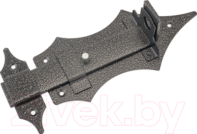 Щеколда Секрет Киров ЗД-14 С проушиной (антик серебристый)