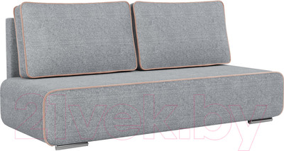 Диван Mebel-Ars Еврокнижка Марк (рогожка серая/кордрой бежевый)