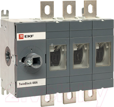 Блок-разъединитель EKF TwinBlock PROxima / tb-s-400-3p (без рукоятки)