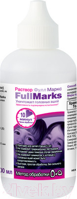Противопедикулезный набор Full Marks Противопедикулезный (100мл)