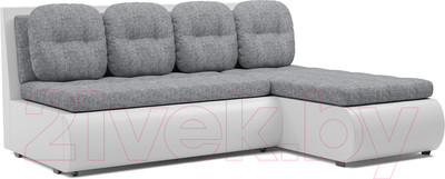 Диван угловой Mebel-Ars Кормак (рогожка серая)