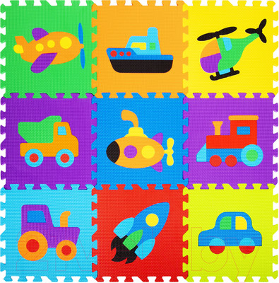 Коврик-пазл Юнландия Машинки / 664667